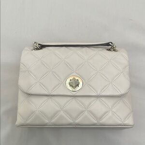 Kate Spade White Quilted Handbag Purse Bag Crossbody